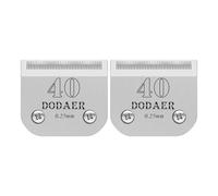 Lame de changement de fente de chien,compatibles avec Moser 45-50/Heiniger/Andis/Oster A5/Wahl 10KM Series tondeuse pour chien,aille 40 1/100" (0,25 mm) Longueur de coupe,2 unité