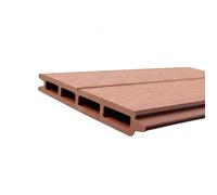 Lame de clôture bois composite - L: 148 cm - l: 15.6 cm - E: 19 mm - Brun rouge