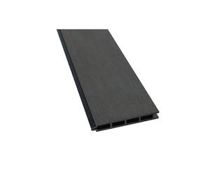 Lame de clôture bois composite Larko L176 cm/l 14.8cm / E 21mm Gris anthracite, ep.21mm, l.14,8cm, L.176cm