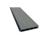 Lame de clôture bois composite Larko L176 cm - l 14.8cm - E 21mm - L: 176 cm - l: 14.8 cm - E: 21 mm - Gris clair