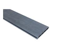 Lame de cloture en composite alvéolaire coextrudée réversible - L: 148 cm - l: 15.6 cm - E: 19 mm - Gris anthracite/ Gris clair