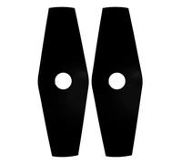 Lame de coupe-bordures noire de 23 cm (9 pouces) for tondeuse à gazon, scie, coupe-herbes, accessoires for outils de jardin(2PCS)