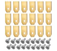 Lame de coupe de tondeuse à gazon en acier inoxydable,avec Kit de vis de pour Husqvarna Automower/Gardena,pièce de tondeuse à gazon robotisée - Type 18pcs Gold