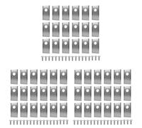 Lame de coupe de tondeuse à gazon en acier inoxydable,avec Kit de vis de pour Husqvarna Automower/Gardena,pièce de tondeuse à gazon robotisée - Type Silver 54PCS