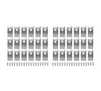 Lame de coupe de tondeuse à gazon en acier inoxydable,avec Kit de vis de pour Husqvarna Automower/Gardena,pièce de tondeuse à gazon robotisée - Type Silver 36PCS
