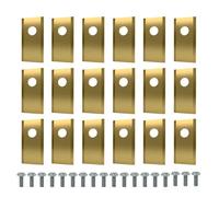 Lame de coupe de tondeuse à gazon en acier inoxydable,avec Kit de vis de pour Husqvarna Automower/Gardena,pièce de tondeuse à gazon robotisée - Type Gold 18PCS