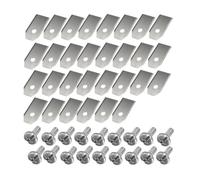 Lame De Coupe De Tondeuse À Gazon En Acier Inoxydable Avec Remplacement Du Kit De Vis, Compatible Pour Husqvarna, Automower, Compatible Pour Gardena, Pièce De Tondeuse À Gazon Robotique(30pcs Silver)