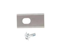 Lame De Coupe Gazon En Acier Inoxydable, Lame De Coupe Avec Jeu De Vis De Remplacement, Compatible Avec Dreame, Fournitures De Tondeuse À Gazon(Silver 9pcs)