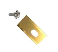 Lame De Coupe-herbe En Acier Inoxydable, Lame De Coupe Avec Kit De Vis De Remplacement, Compatible Avec Dreame, Accessoires De Tondeuse À Gazon(Gold 18pcs)