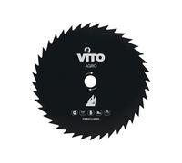 VITO - Lame de Coupe pour Débroussailleuse 40 dents Diam 255mm Alesage 25.4