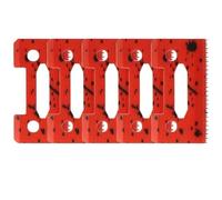 Lame De Coupe Universelle Améliorée En Céramique À Dents Décalées (5/3/1 Pièce), Compatible Avec Les Tondeuses À Cheveux WAHL.(110-RedX5)