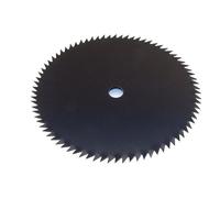Ratioparts Couteau à débroussailleuse 80 Dents Ø 230 mm Diamètre extérieur 25,4 mm Épaisseur 1,6 mm Noir