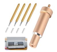 Lame de découpe fine avec boîtier pour Cricut Maker, Compatible avec Cricut Maker 3 / Maker 4 / Explore 3 / Explore 4 / Explore One/Air/Air 2/Air 3, Lame de cutter 4 pièces avec boîtier Compatible