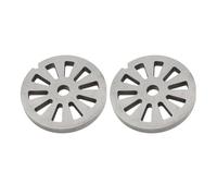 Lame de Disque de Hachoir à Viande, Plaque de Broyage en Acier Inoxydable pour Hachoir à Viande à Manivelle 2 Pièces