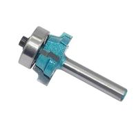 Lame de finition à quatre dents for le placage de chants, accessoires de travail du bois avec fraise en alliage à roulement,Outil de bricolage(R1.5 Right 1 Branch)