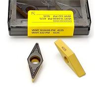 Lame De Fraisage En Carbure Haute Dureté, Outil Coupe Acier Pour Le Précision, 10 Pièces Plaquettes de Carbure CNC(VBMT160408 PM 4225)