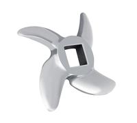 Lame de Hachoir à Viande, 1 Pièces Lame de Hachoir à Viande en Acier Inoxydable Couteau de Hachoir Accessoires de Cuisine de Remplacement Lame de Hachoir (12#)