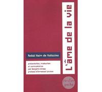 L'âme de la vie - Emmanuel Levinas - Verdier - Poche - Essai