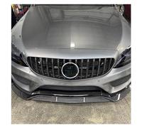 Lame De Pare-Choc Avant pour Mercedes, pour Benz Classe C W205 Sport 2015 - 2018 C180 C200 C300 2016 2017, Séparateur De Lame Inférieure Spoiler Pare-Choc Avant(Look de Carbone)