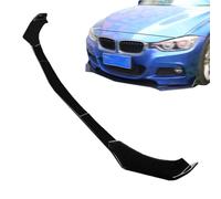 Lame De Pare-Choc Noire - Kit Carrosserie ABS | Spoiler De Menton Universel pour Auto | Lèvre Frontale pour Débutants Et Professionnels, Installation Facile Et Rapide