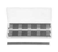 Lame de Rabot Électrique en Acier Rapide 10 Pièces 82x5,5x1,1 MM | Pièce de Rechange Argentée, , pour Rabot à Bois Électrique et Travaux de Menuiserie