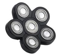 Lame de rasoir électrique universelle 6D, 6 têtes de rechange hypoallergéniques, têtes de rasoir rotatives pour la coupe du visage, lame de secours pour hommes, pères et garçons
