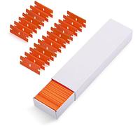 Lame De Rasoir En Plastique À Deux Coupes,Étiquette De Rasoir Propre,Dissolvant De Colle,Grattoir Pour Vitres,Autocollant Rond De Voiture,Raclette,100 Pièces - Type Box #C