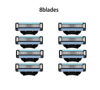Lame De Rasoir Manuelle À 3 Couches Pour Hommes,Couteau De Rasage Universel - Type 8 Blades