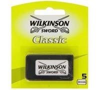 Lame de rasoir vendue seule Wilkinson - 477562 - 7000112e Lames de rasoir à double tranchant, 5 unités