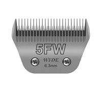 Lame De Rechange Amovible 5FW For Animaux De Compagnie, Compatible Avec La Plupart Des Tondeuses Andis, OSTER, A5, Wahl Et Km10.(5FW wide)