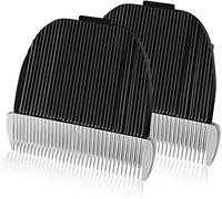 Lame de Rechange Compatible avec tondeuses pour Chiens oneisall à Faible Bruit,fabriquée avec Lame en céramique et Lame en Acier Inoxydable,Lot de 2