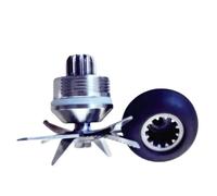 Lame de rechange + connecteur for blender, compatible avec le bol du blender Vitamix Sinbo Omniblend