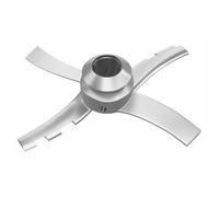 Lame de rechange en acier inoxydable pour machine à crème glacée - Passe au lave-vaisselle - Compatible avec les machines à glace Ninja Swirl - Compatible avec CREAMi NC700 NC701 (8,6 x 2 cm)
