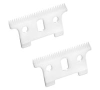 Lame de rechange en céramique 04521 for tondeuse à cheveux, compatible avec Andis, GTX, GTO et Out Line, lame amovible en céramique for tondeuse.(2pcs)