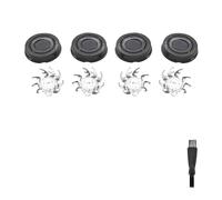 Lame De Rechange For Tête De Rasoir, Compatible Avec Le Crâne, Compatible Avec Pitbull, Lame De Rechange Gold PRO For Rasoir 4 Têtes, Accessoires De Rasoir(Black 4 Pcs 1 Set)