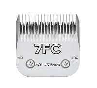 Lame De Rechange For Tondeuse Professionnelle For Animaux De Compagnie 3F, 4F, 5F, 7F, A5, Compatible Avec La Plupart Des Tondeuses For Animaux Andis, AG, AG2, AGCC, AGC2, MBG(7FC-9.5mm)