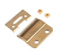Lame De Rechange Mobile For Tondeuse À Cheveux Professionnelle, Accessoires En Carton En Acier Doré Au Choix, Vis Dorées For Tondeuse À Cheveux(Gold)
