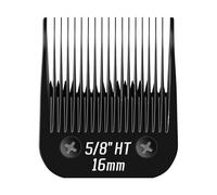 Lame de rechange noire détachable for tondeuse for chiens et chats, compatible avec Andis, AG, AGC, AGP, AGRC et Wahl, série KM10.(58HT(16mm))