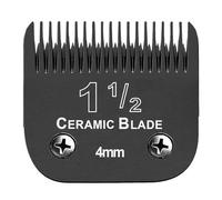 Lame de rechange noire détachable for tondeuse for chiens et chats, compatible avec Andis, AG, AGC, AGP, AGRC et Wahl, série KM10.(1-1-2(4mm))