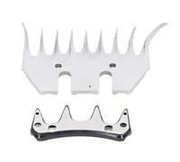 Lame de rechange pour cisailles à moutons, peigne et coupe-laine en acier à haute teneur en carbone incurvé à 9 dents pour moutons, alpagas, chèvres, lamas