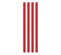 Lame de Rechange pour Coupe-papier, 4 Pièces, Plastique Rouge