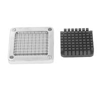 Lame de Rechange pour frites, Assemblage de Lame et Bloc Poussoir pour frites Commercial, Lame de pommes de Terre Manuelle en Acier Inoxydable pour (9mm)