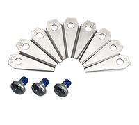 Lame de Rechange pour Lame de Robot de pelouse pour Machine de déplacement de pelouse obligatoire multifonctionnelle Domestique Bosch Indigo (Paquet de 9)