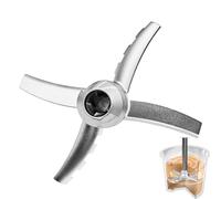 Lame de Rechange pour Machine à glace Ninja CREAMi Deluxe NC501EU, Couvercle et Lame Accessoires Compatible avec Ninja creamy Deluxe NC501EU NC501 NC500 Série Lame de Mélange en Acier Inoxydable