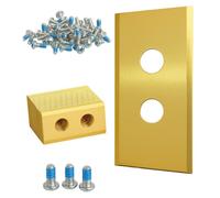 Lame de rechange pour robot tondeuse Mammotion LUBA AWD 1000 3000 5000 LUBA 2 LUBA Mini YUKA 600 1500 [Lot de 30 lames+30 vis]