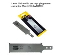 Stanley Lame de scie à raser FatMax 3-20-331 - 120 mm, 23 dents/pouce, triple biseau, réaffûtable