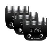 Lame de rechange pour toilettage canin Compatible avec les tondeuses Andis, Oster A5 et Wahl KM-10 Series (7FC)