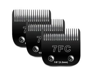 Lame de rechange pour toilettage canin Compatible avec les tondeuses Andis, Oster A5, Wahl, Heiniger, Moser Max 50 et Wahl KM-10 Series (7FC)