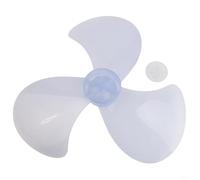 Lame de rechange pour ventilateurs sur pied de 40,6 cm, fabriquée à partir de plastique robuste pour restaurer les performances, design aérodynamique pour un flux d'air silencieux, écrou pour une