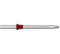 Lame de rechange pour vis six pans Torque Wiha 28369 SW3,0 x75 38804 6 pans intérieurs pour latelier 20 mm